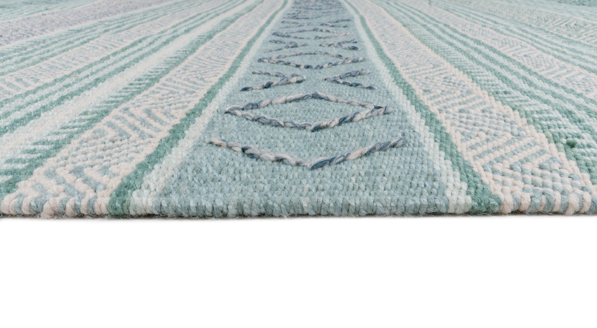 Embroidery Aqua